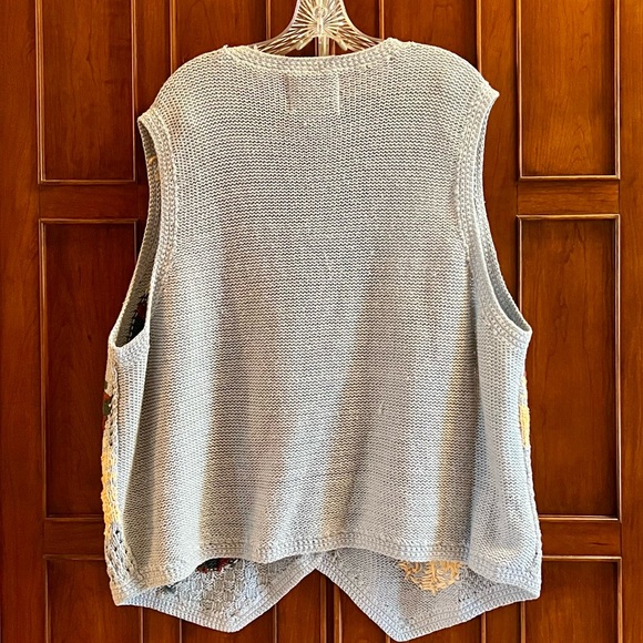 Vintage NWT Van Gogh Inspired JK Alpine Collection Sunflower Sweater Vest W22/24 - Picture 3 of 14